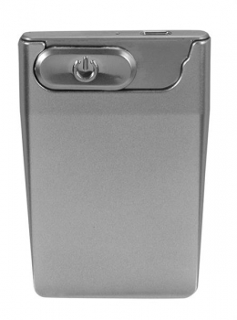 Atomic USB-Feuerzeug im Kreditkartenformat silber